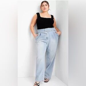 Future Collective Jenny K Lopez Fold Over Women's Jeans 10
